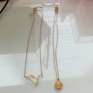 Two necklaces for sale.